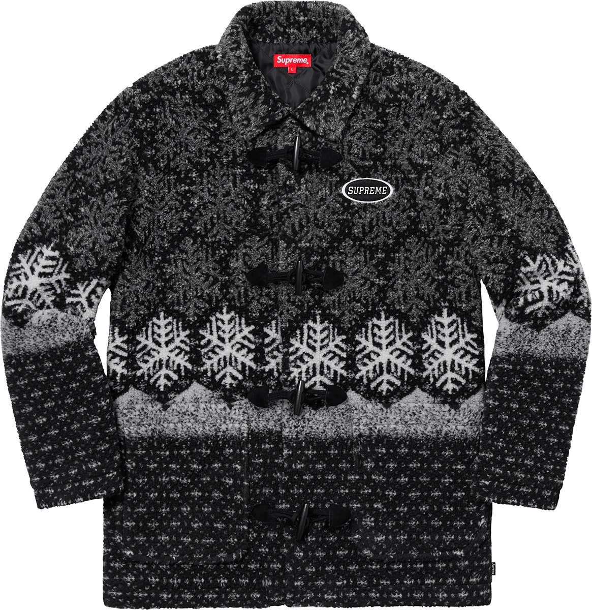 Snowflake Toggle Fleece Jacket view 12